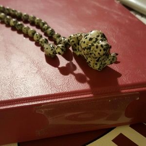 Dalmatian Stone Necklace